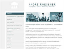Tablet Screenshot of kanzleiroesener.de